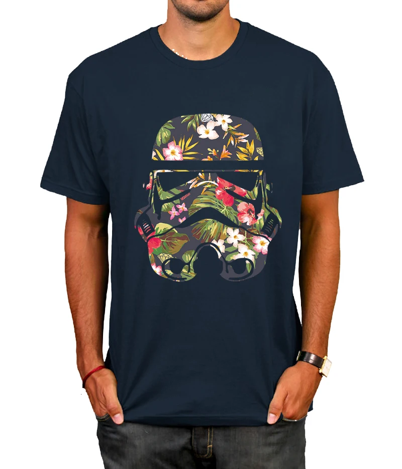 Звездные войны Дарт Вейдер лицо Футболка Маска хлопок короткий рукав camiseta