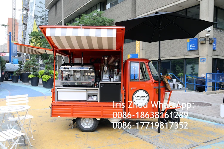 Бестселлер грузовой велосипед с Piaggio Ape 3 Wheeler Ape пищевой фургон на продажу