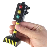 kids mini traffic signs light speed camera model toy with music led education kid toy fun simulation traffic rule cognition toy