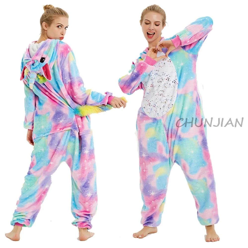 Пижама Kugurumi в виде единорога комбинезон для взрослых животных женские и мужские