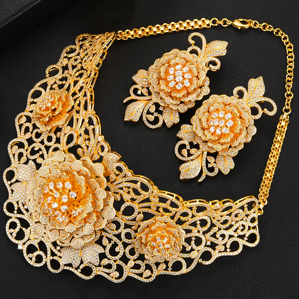 GODKI роскошные 4 предмета в комплекте африканском стиле колье Цепочки и ожерелья