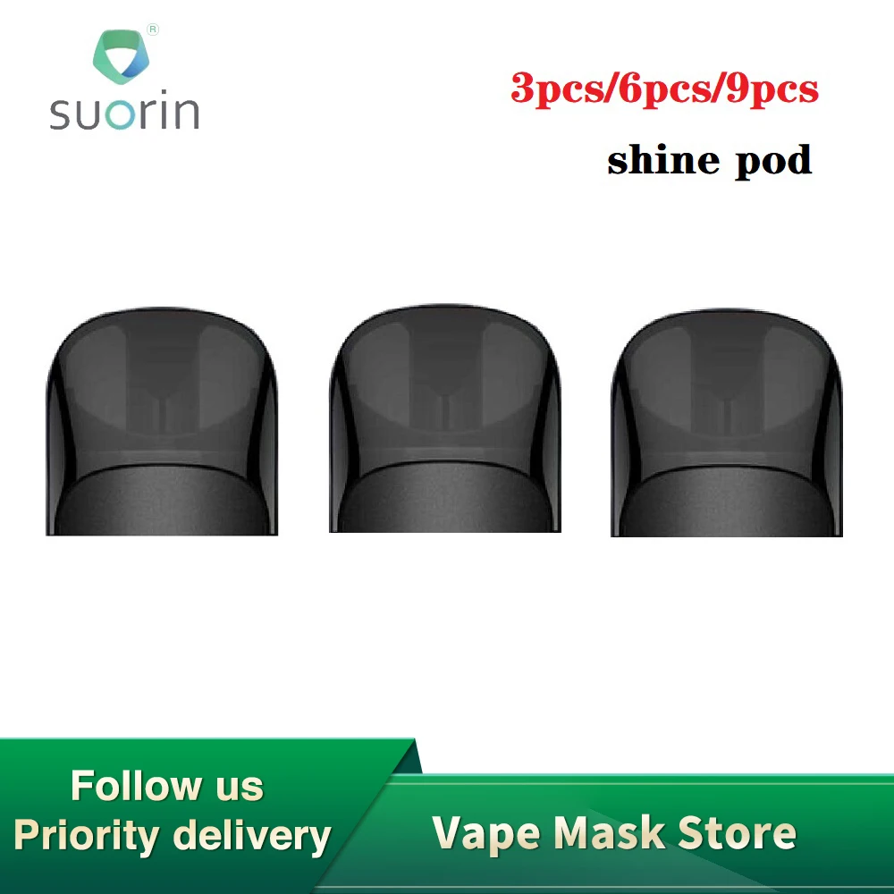 Оригинальный картридж Suorin Shine Pod емкость 2 мл 3 шт./упак. с налобной головкой 1 0 Ом