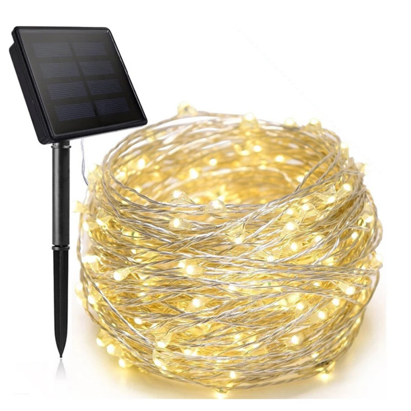 Solar LED lamp string solar outdoor festival Festival Christmas party waterproof color | Лампы и освещение