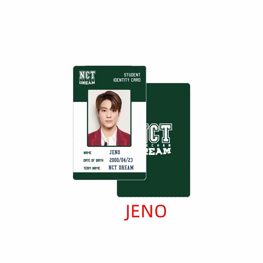 Kpop NCT мечта ПВХ фото карта Jaemin Jeno автограф Фотокарта HD Коллекционная карта