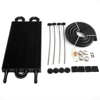universal car aluminum alloy oil cooler automatic manual remote transmission radiator converter 468 row vehicle condenser