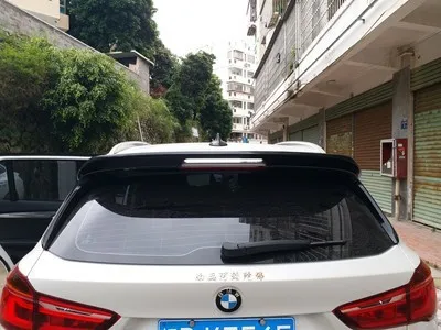 

For BMW X1 spoiler 2016 2017 2018 2018 rear spoiler ABS Material Rear Roof Trunk Spoiler Primer Color