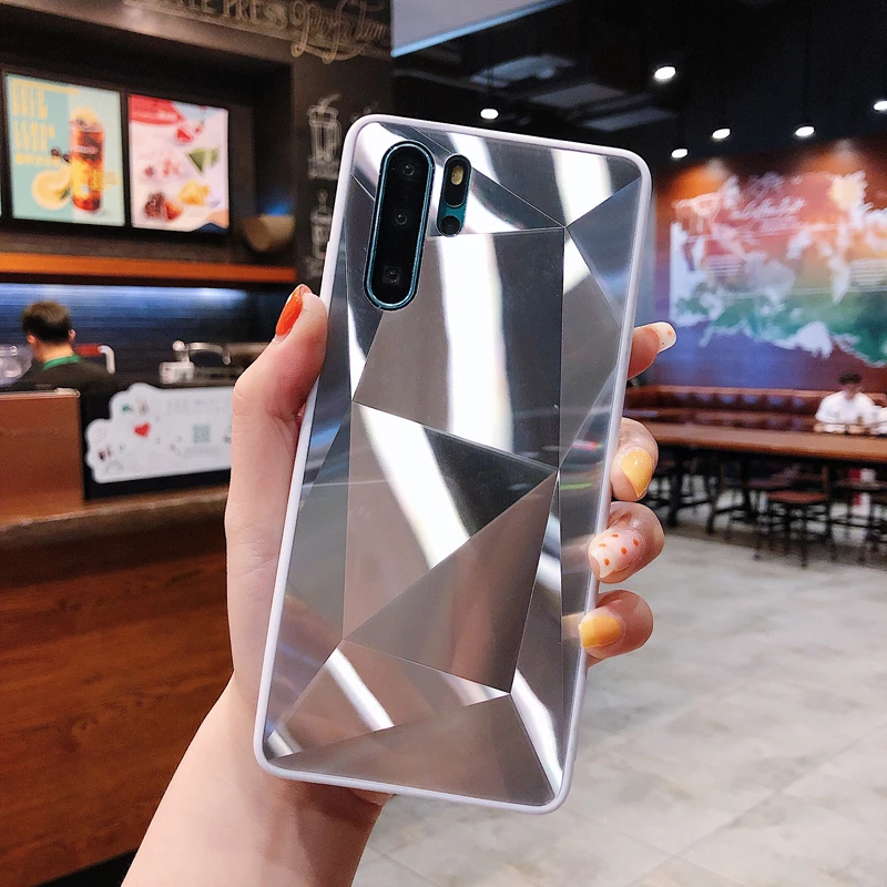 Роскошный Алмазный зеркальный чехол для Huawei Mate 10 20 30 P20 P30 Pro Lite Nova 4e Honor 8X 7S 8S 7C Y9 Y7 Y6
