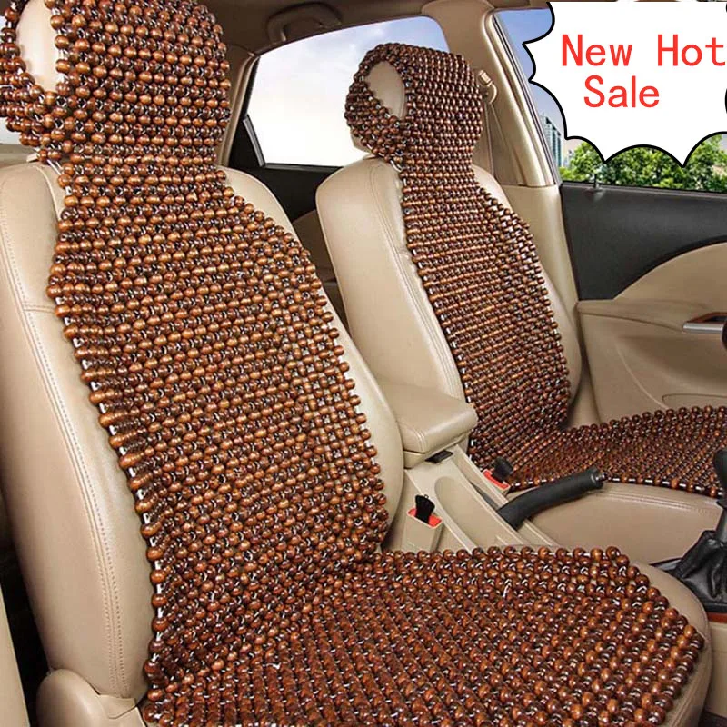 Чехлы для автомобильных сидений с деревянными бусинами всесезонные
