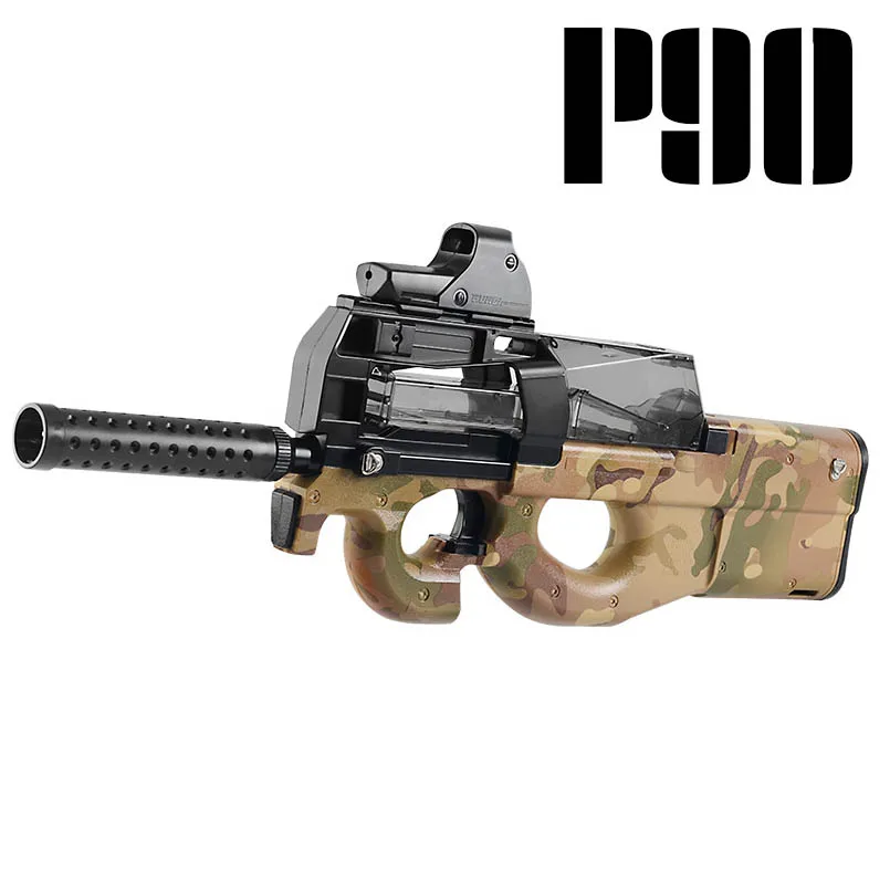 Электрический P90 игрушечный пистолет Граффити Мягкая вода мрамор пистолет игрушечный пистолет Открытый CS штурмовой Снайпер моделирование игрушечное оружие подарки для детей