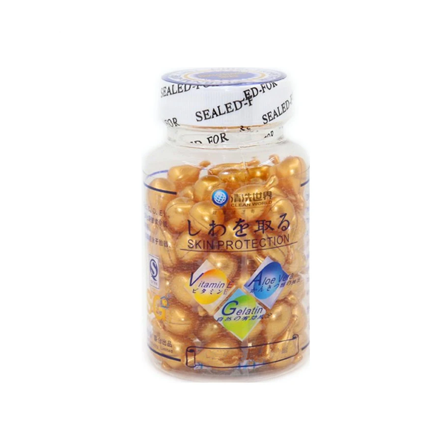

90Pcs Essence Capsules Face Serum Vitamin E Serum Lighten Spots Acne Marks Anti-Wrinkle Anti Aging Beauty Skin Care