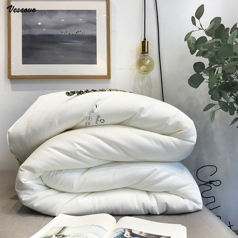 

Quality High technology feather fiber comforter quilt king queen velvet warm winter duvet insert 240/220 200*230