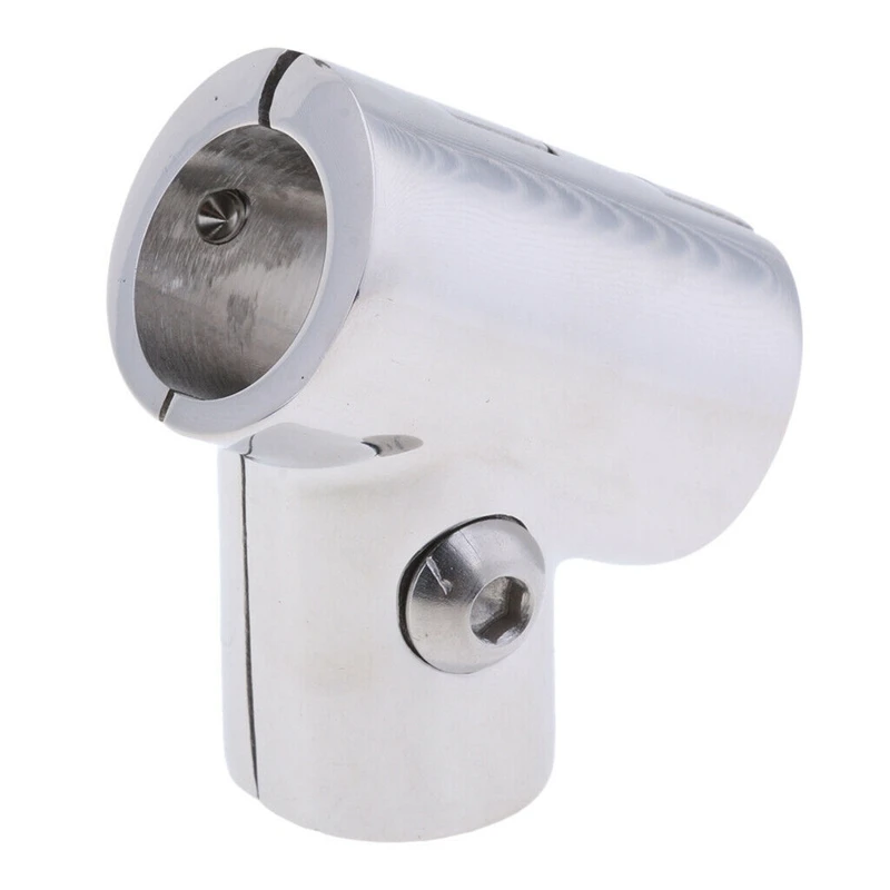 

316 Stainless Steel Boat Hand Rail Fitting 60 Degree Tee 22mm 7/8inch