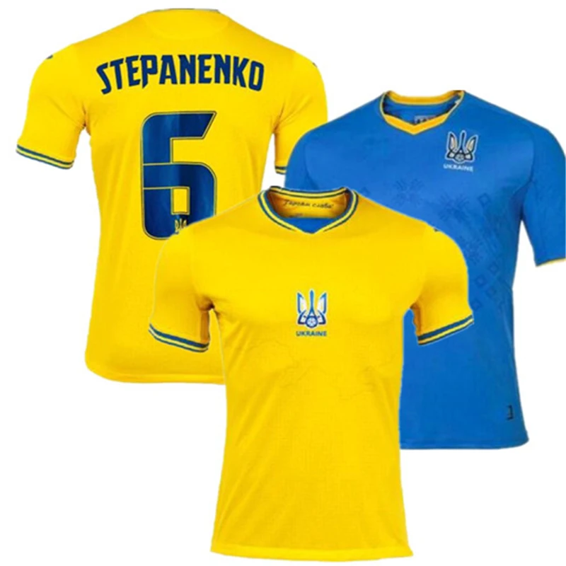

2021 2022 Ukraine Football Jersey Men's Sports Training Uniform