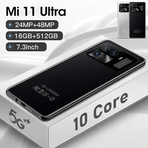 New Global Mi 11 Ultra Smartphone 16GB+512GB 10 Core 48MP Camera
Celular 5G Version ​Android Cell phone 6800mAh Mobile Phones