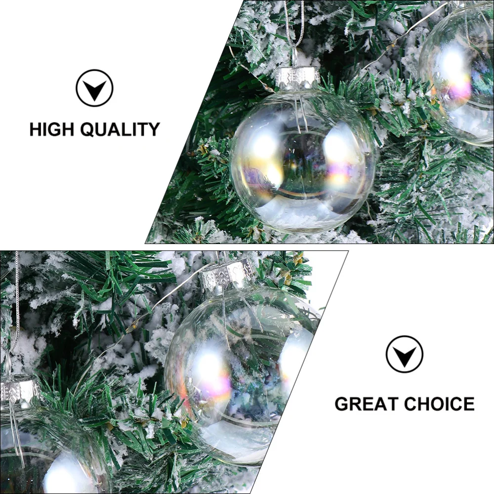 

6pcs Christmas Balls Decor Party Hanging Pendants Christmas Hanging Adornments