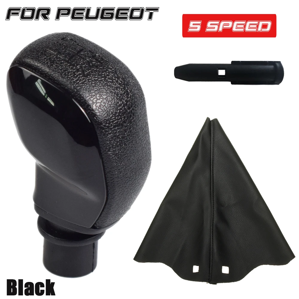5 Speed MT Gear Shift Knob Chrome For Peugeot 307 206 207 308 2008 5008 for Citroen C2 C3 C4 Sega Triumph Senna Elysee Picasso | Автомобили