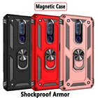 Противоударная Задняя панель для OPPO A92 A72 A54 A74 A15 A32 A93 A95 A94 A52 A53 A35 A5 A5s A9 A7 A12 Reno 5z 4z, Магнитный чехол