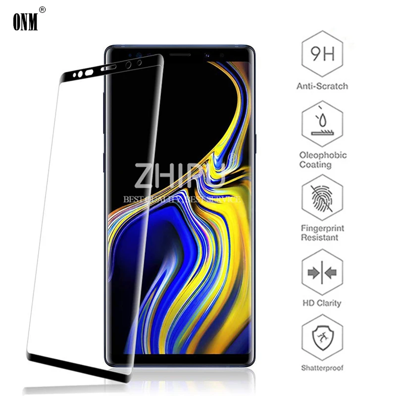 3D полное покрытие закаленное стекло для Samsung Galaxy Note 9 8 S9 S8 Защита экрана Plus S8Plus S7 Edge