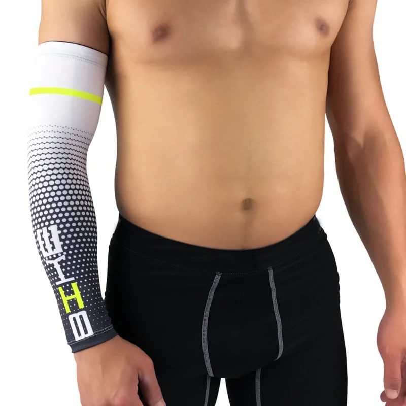 1 pair Sun Protection UV Fingerless Cover Cycling Arm Sleeve For Basketball Running Bicycle warmers Camping Sports | Спорт и