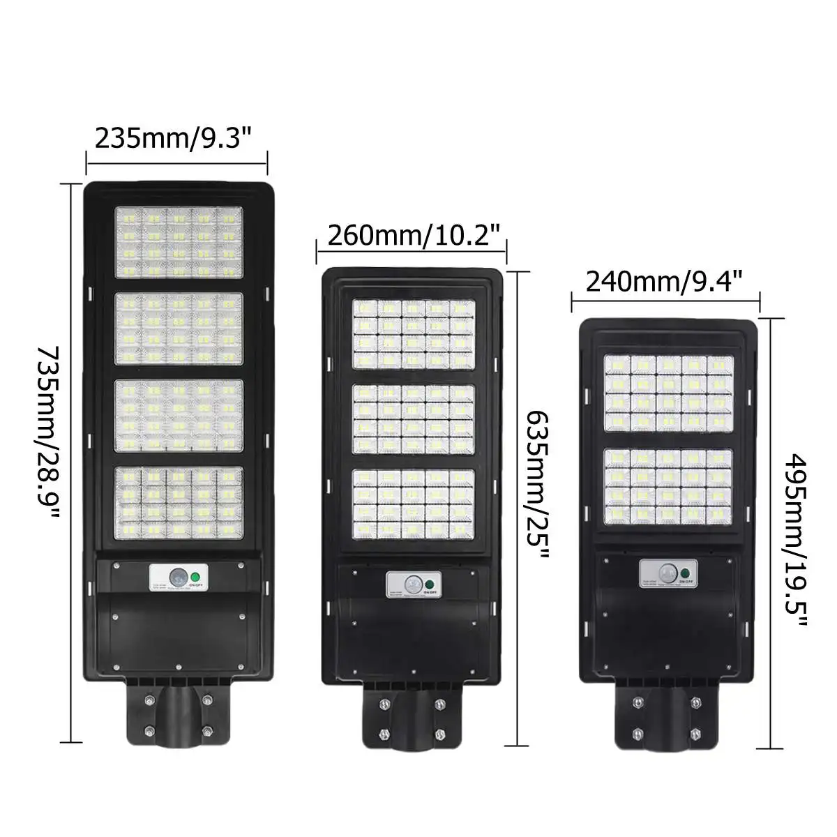 

Upgraded Powerful bright COB Solar Light PIR Motion Sensor IP66 Outdoor Solar Wall Street Light Waterproof Lamp~Remote Control