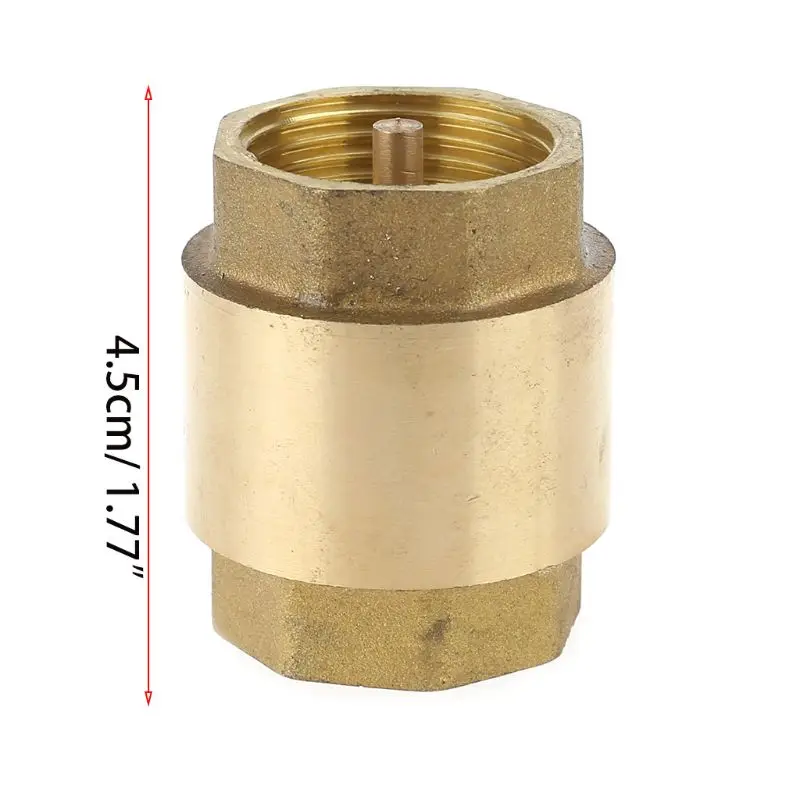 Латунные гнездовые резьбовые вертикальные запорные фитинги для патрубка