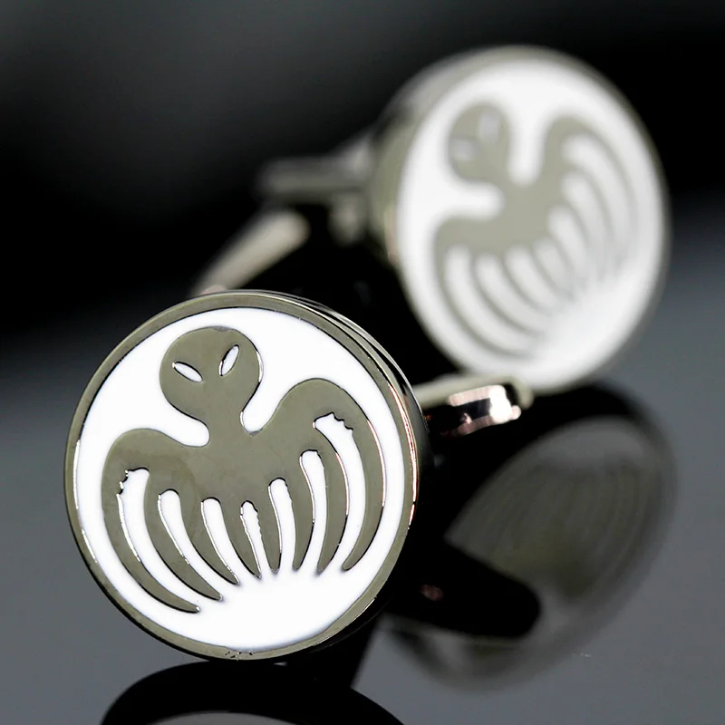 Водные Осьминог Запонки Высокое качество латунные запонки для мужчин | Украшения