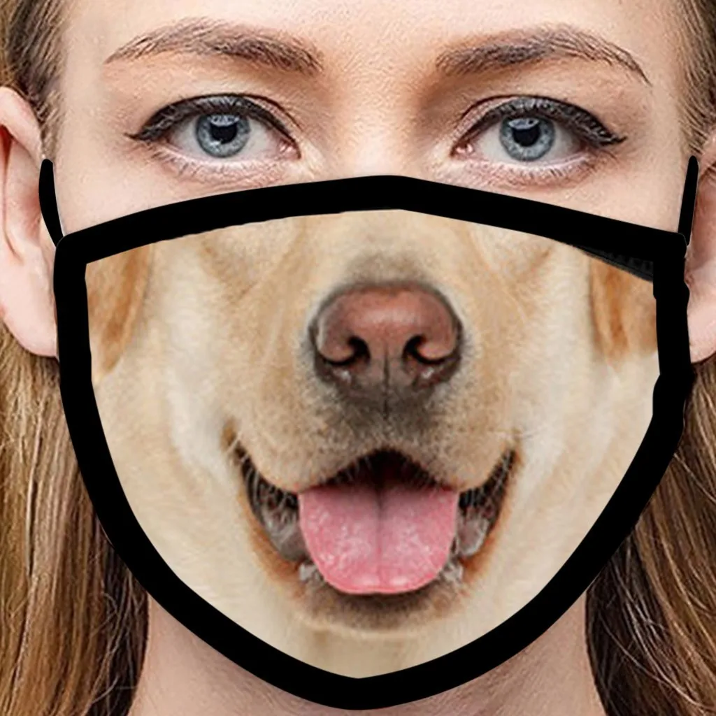 1 шт. маска для лица с принтом животных | Дом и сад