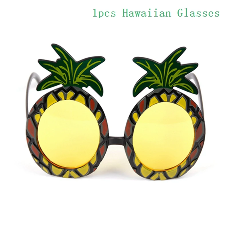 Huiran Гавайи участник Luau Фламинго вечерние Розовый фламинго декор в виде ананаса летняя для вечеринки, дня рождения девочка в гавайском стиле Вечерние Декор тропический - Цвет: Темный хаки