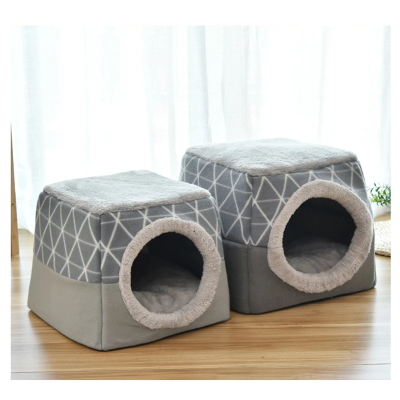 Benepaw теплый мягкий дом для кошек удобный съемный Противоскользящий ветрозащитный котенок Кровать Дом Безопасный моющийся домашний питомец пещера щенок