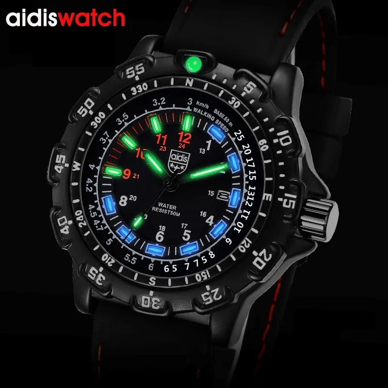

Men Watch Waterproof luminous Luxury Brand Quartz Watches Business CTactical Watch for men Outdoor Men's Chronograph WristWatch