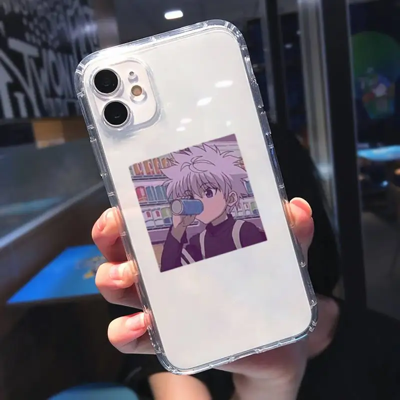 

Hunter x Hunter anime JAPAN Phone Case Transparent for Clear iPhone 11 12 mini pro XS MAX 8 7 6 6S Plus X 5S SE 2020 XR