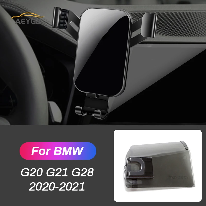 

Автомобильный держатель Мобильный телефон для BMW G20 G21 G28 3 Series 325 2020 2021, Гравитационный кронштейн, автомобильное крепление на вентиляционное ...