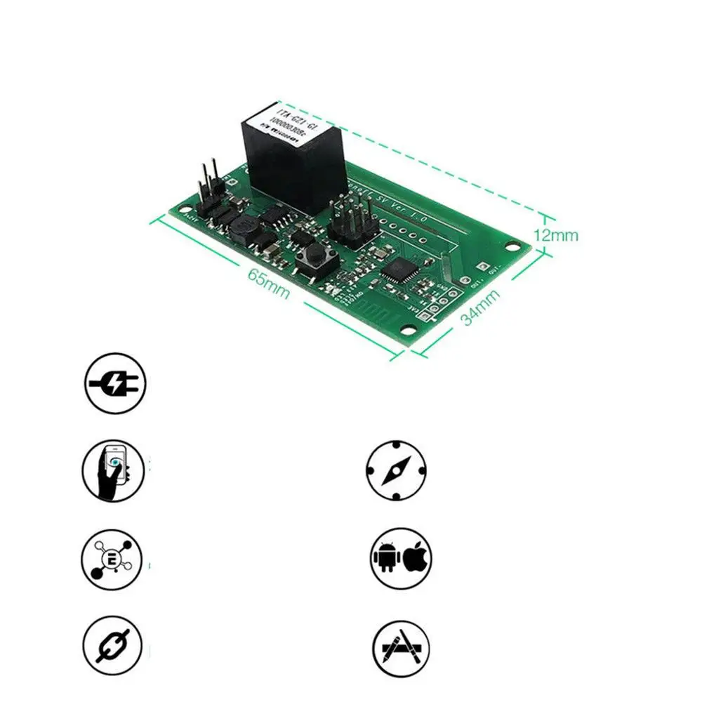 Беспроводной модуль переключателя SONOFF SV 5-24 В для IOS и Android | Электроника
