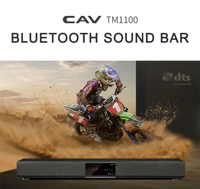 CAV Bluetooth Саундбар 3,1 канальный ТВ динамик деревянная Проводная двойная бас Колонка звуковая панель Система домашнего кинотеатра 10 динамиков