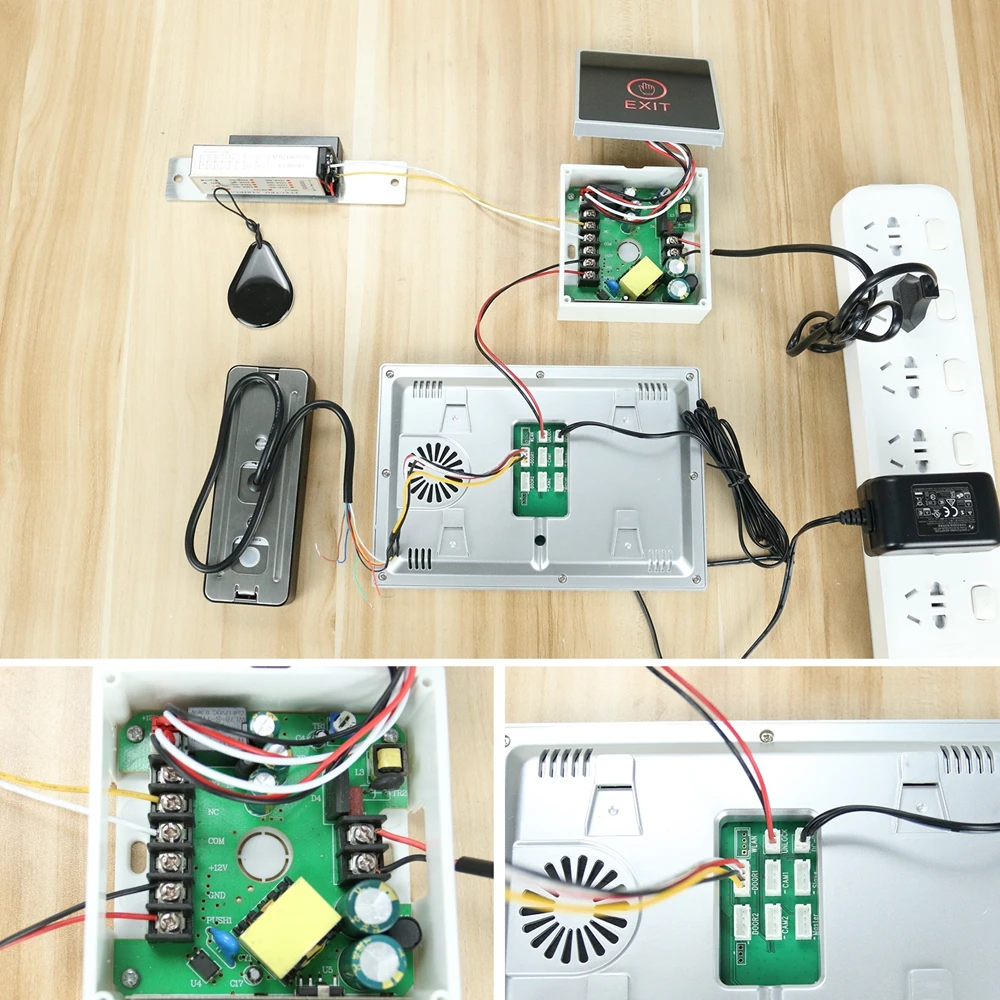 

Normal Open Fail-Safe Electric Strikes Electric Lock 3A Power Supply Controller Works Video Intercom Home Access Control System