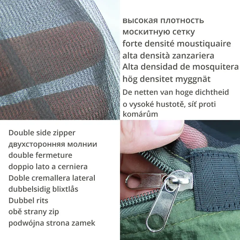 2 PCS Mosquito Net Army Hammock Camping Hamaca Hammack Ultralight Outdoor Hunting | Мебель