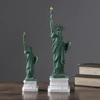 home decoration statue of liberty resin office living room sculpture angel
