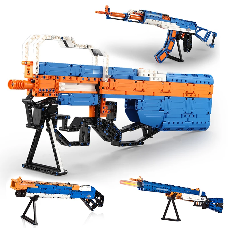 DIY игры оружие строительные блоки AK47 M4A1 Desert Eagle Gun Модель блок развивающие игрушки