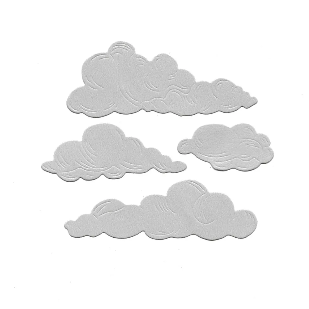 Облака металлический Трафаретный вырубной штамп Скрапбукинг папки для тиснения