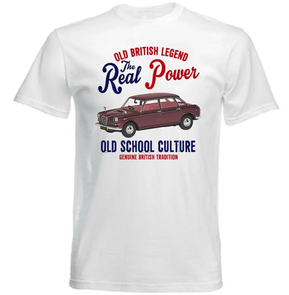 

Хлопковая футболка в винтажном стиле с изображением британского автомобиля