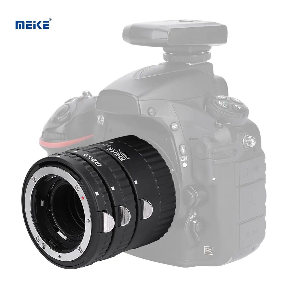 Макрообъектив Meike с автоматической фокусировкой удлинитель для объектива 12 мм + 20