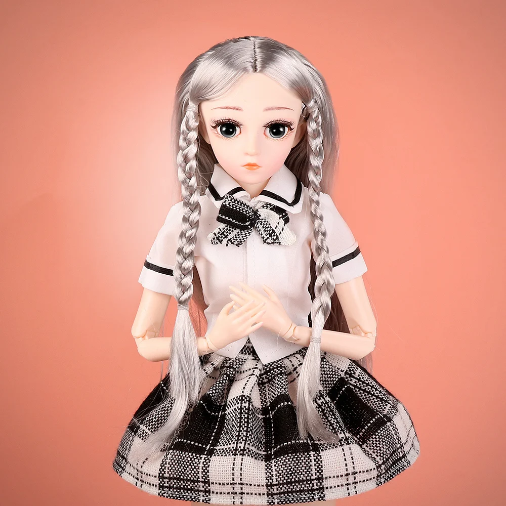 Кукла BJD куклы 1/4 45 см 18 дюймов шарнирные с одеждой обувь парик макияж для волос