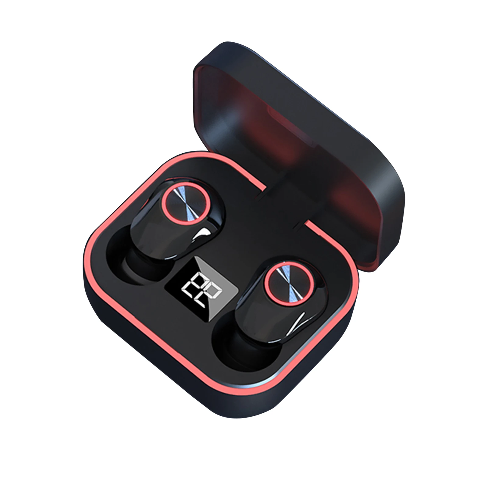 

Earphone TWS Bluetooth Earphones Color-Changing LED Breathing Light With Microphone Touch Control Mini Earphone In-Ear Earbuds