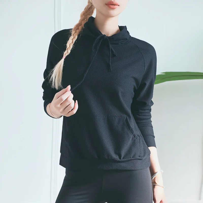 Женский сетчатый топ для бега OCQBI Быстросохнущий дышащий йоги тренажерного зала