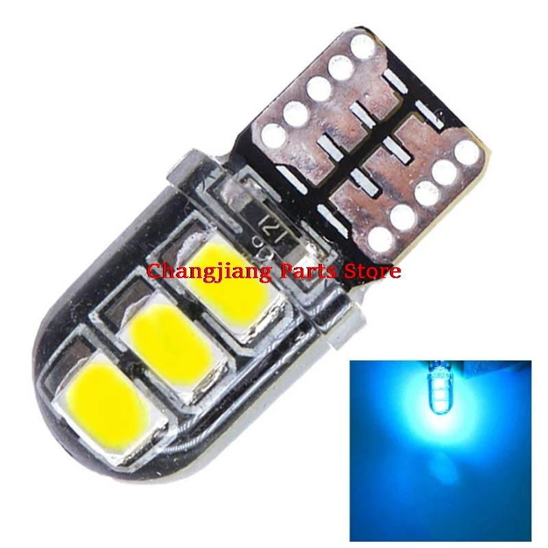 2 шт. светодиодный W5W T10 194 168 6SMD парковочная лампа авто Клин просвет настольная