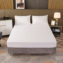 Housse de matelas en coton, tissu tricoté, processus Jacquard, imperméable à l'air, plus doux, confortable et respectueux de la peau, peut être personnalisé  (4)