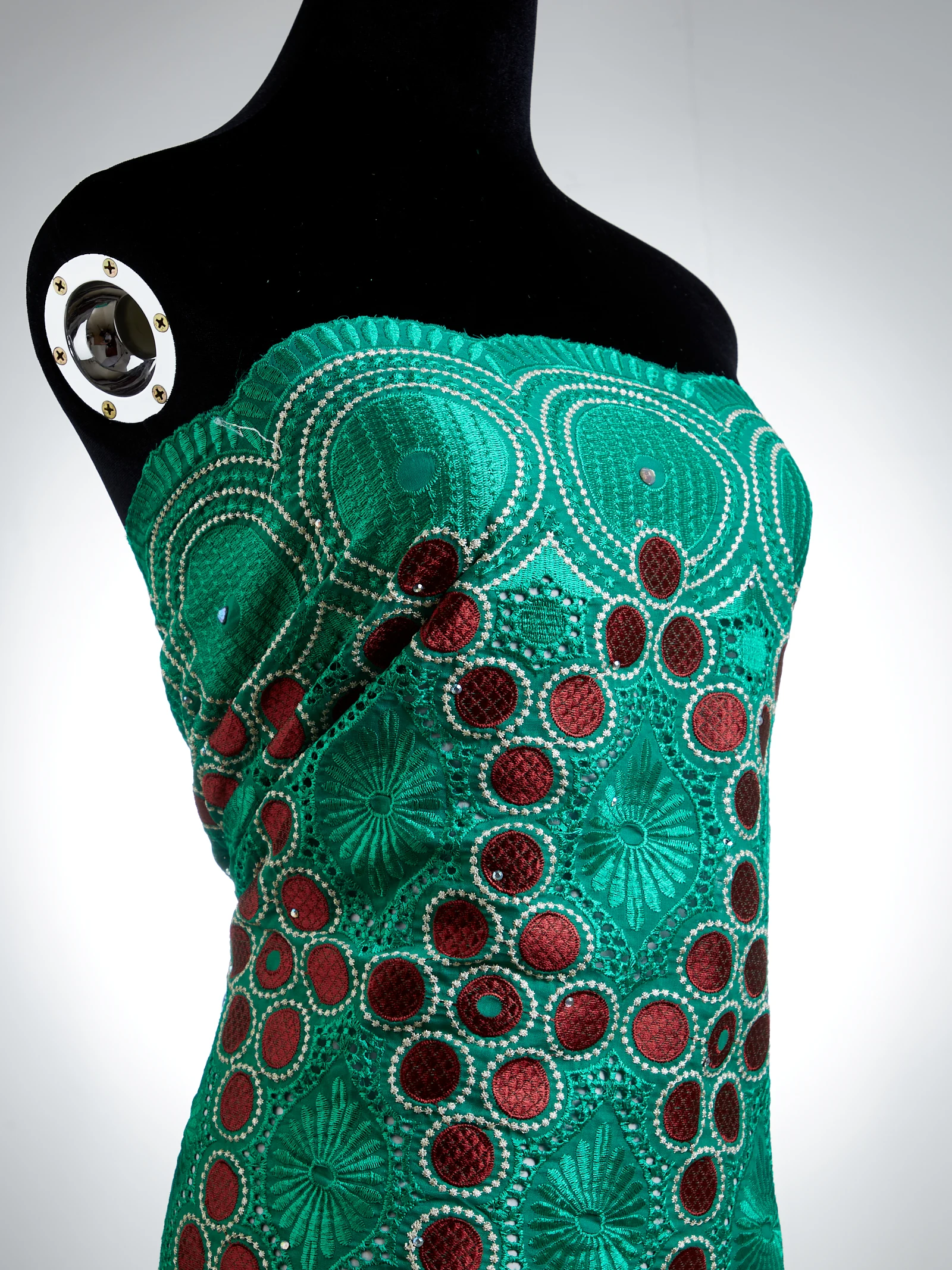 Африканская сухая кружевная ткань высокое качество Белая швейцарская вуаль