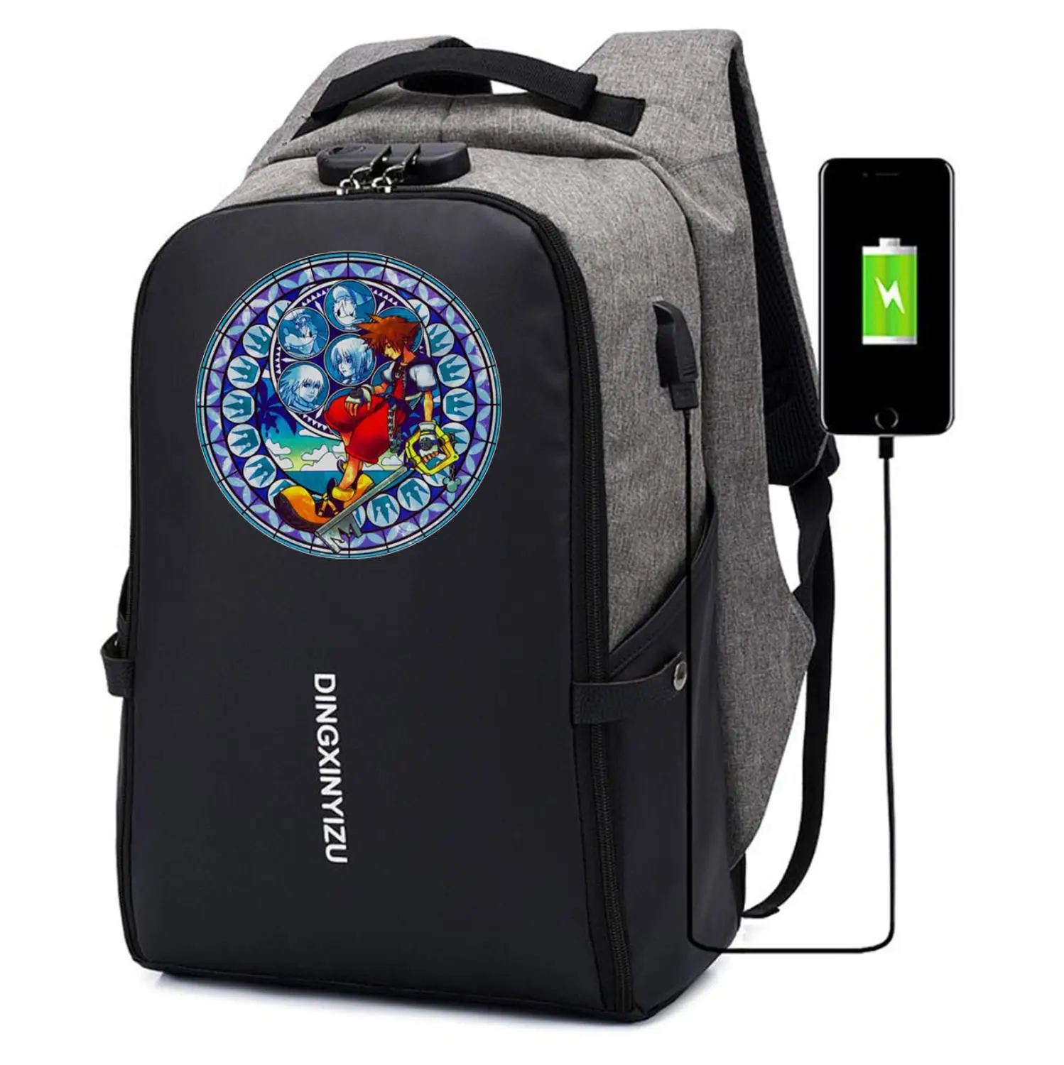 

Hot Game anime backpack Men Women Travel Laptop Shoulder Bag teenagers Work Casual Bags School bookbag Anti-theft USB Charging