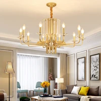 e14 vertical chandelier nordic modern chandelier china metal crystal lamp new year decoration