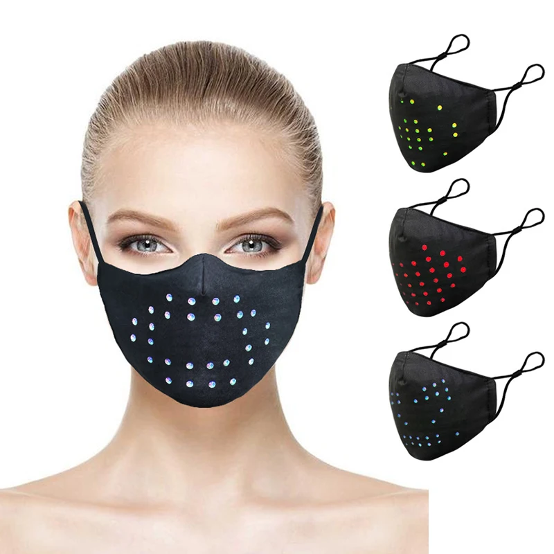 Светодиодная маска с голосовой активацией и 5 светоизлучающими светодиодами USB